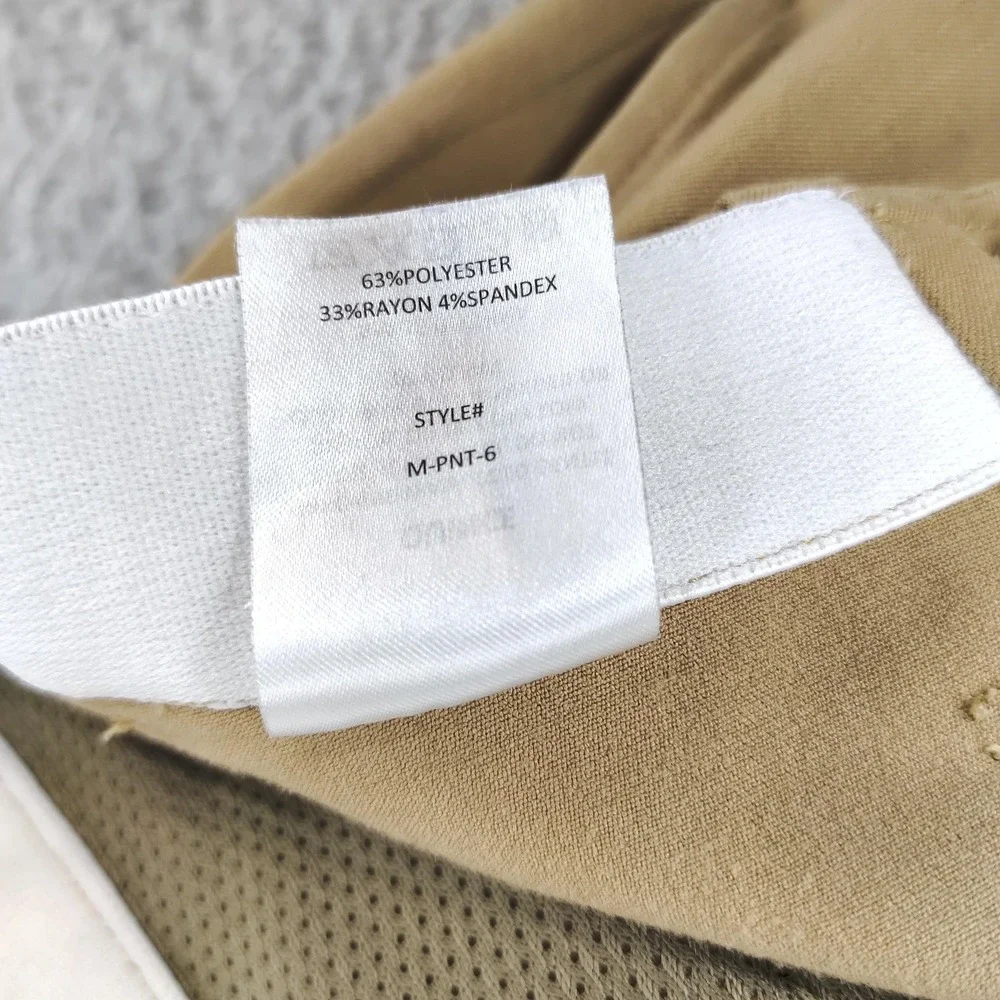 Quince Chino Pants Mens 32x31 Beige Good Slim Stretch Tapered Travel M-PNT-6